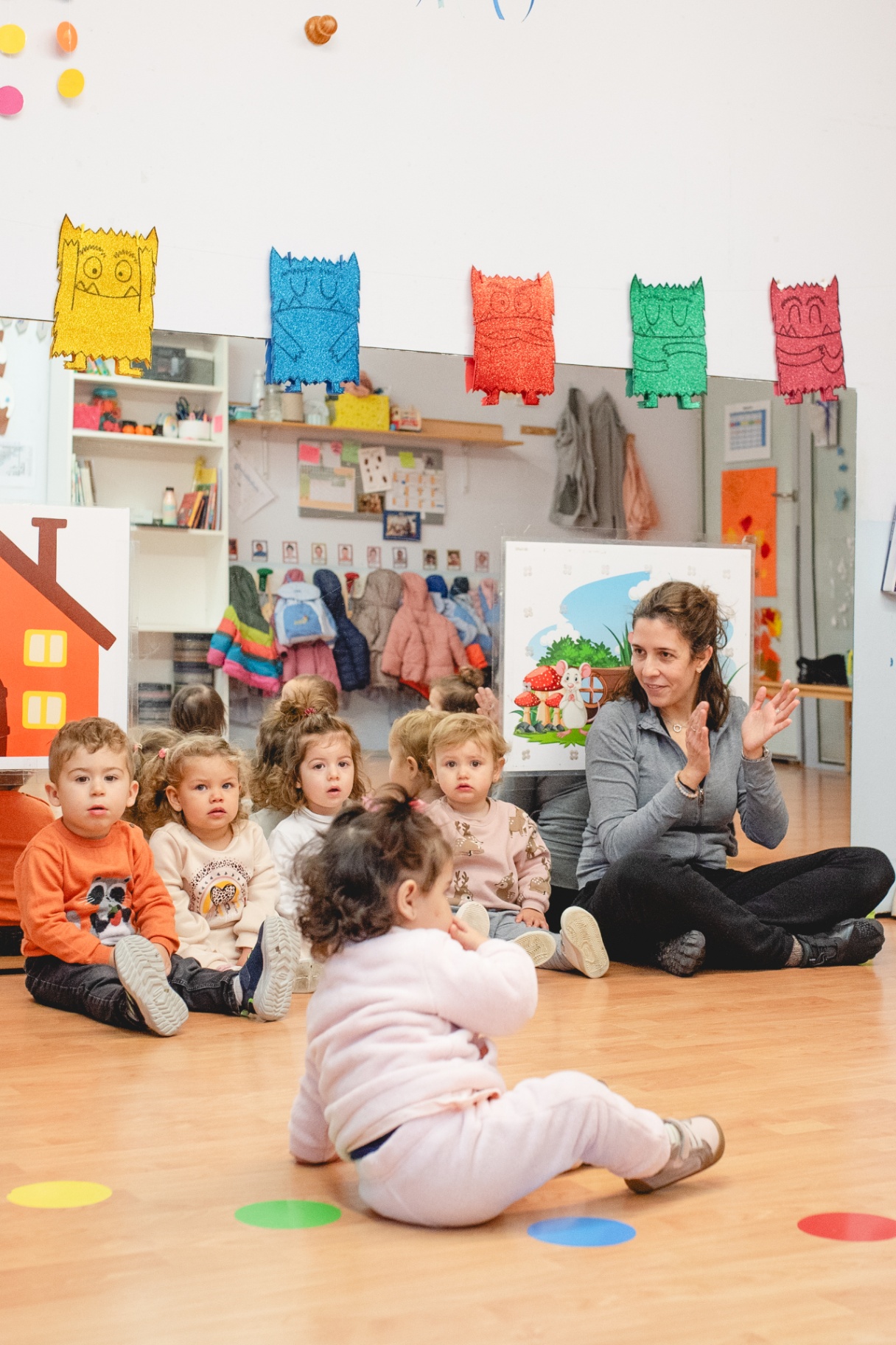 Moment compartit a l'aula amb l'educadora